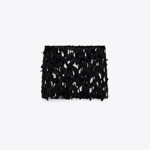 Zara Sequin Mini Skirt. Size Medium